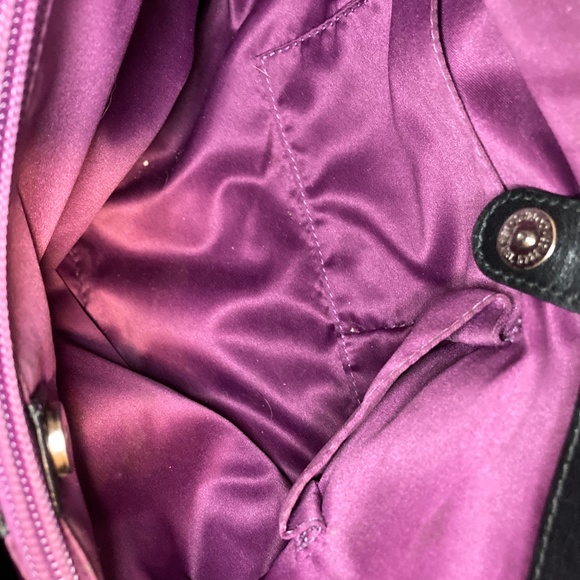 COACH Leather Ashley Satchel with Purple Interior CONVERTIBLE STRAP - F1… - Picture 8 of 8